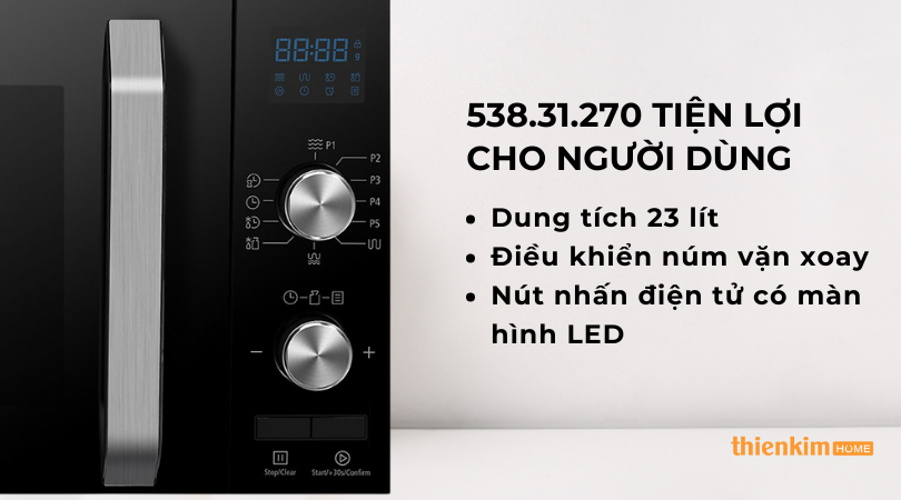 Lò Vi Sóng Kết Hợp Nướng HW-F23B Hafele 538.31.270 tiện lợi cho người dùng